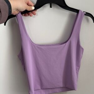 Lavender Crop Top